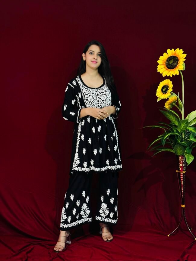 Beautiful Black co-ord set Modal fabric
