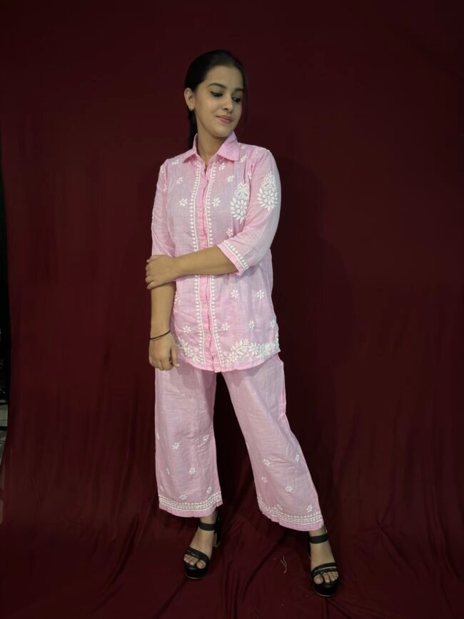 Best Colors pant-shirt cotton fabric 3d work design ( 6 Different colors ) - Image 3